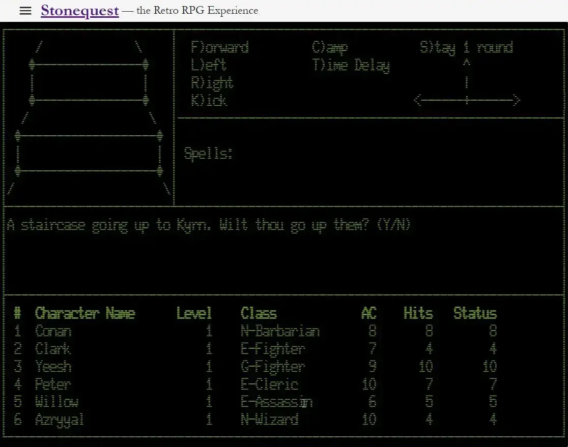 screenshot from game