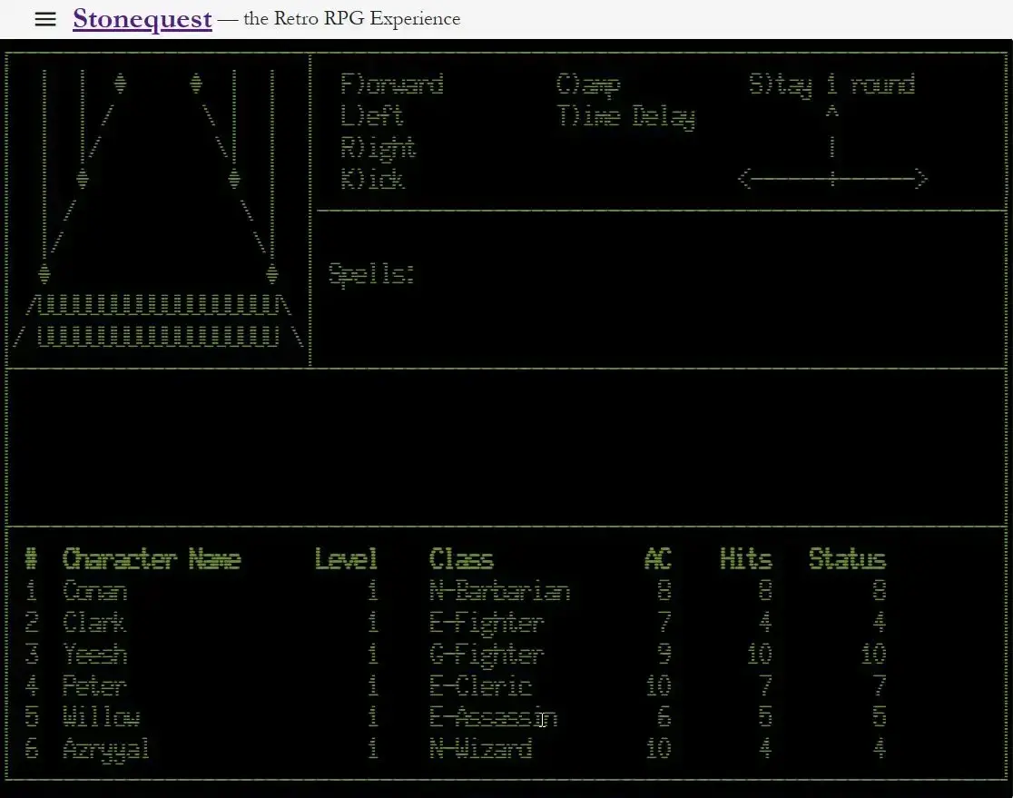 screenshot from game