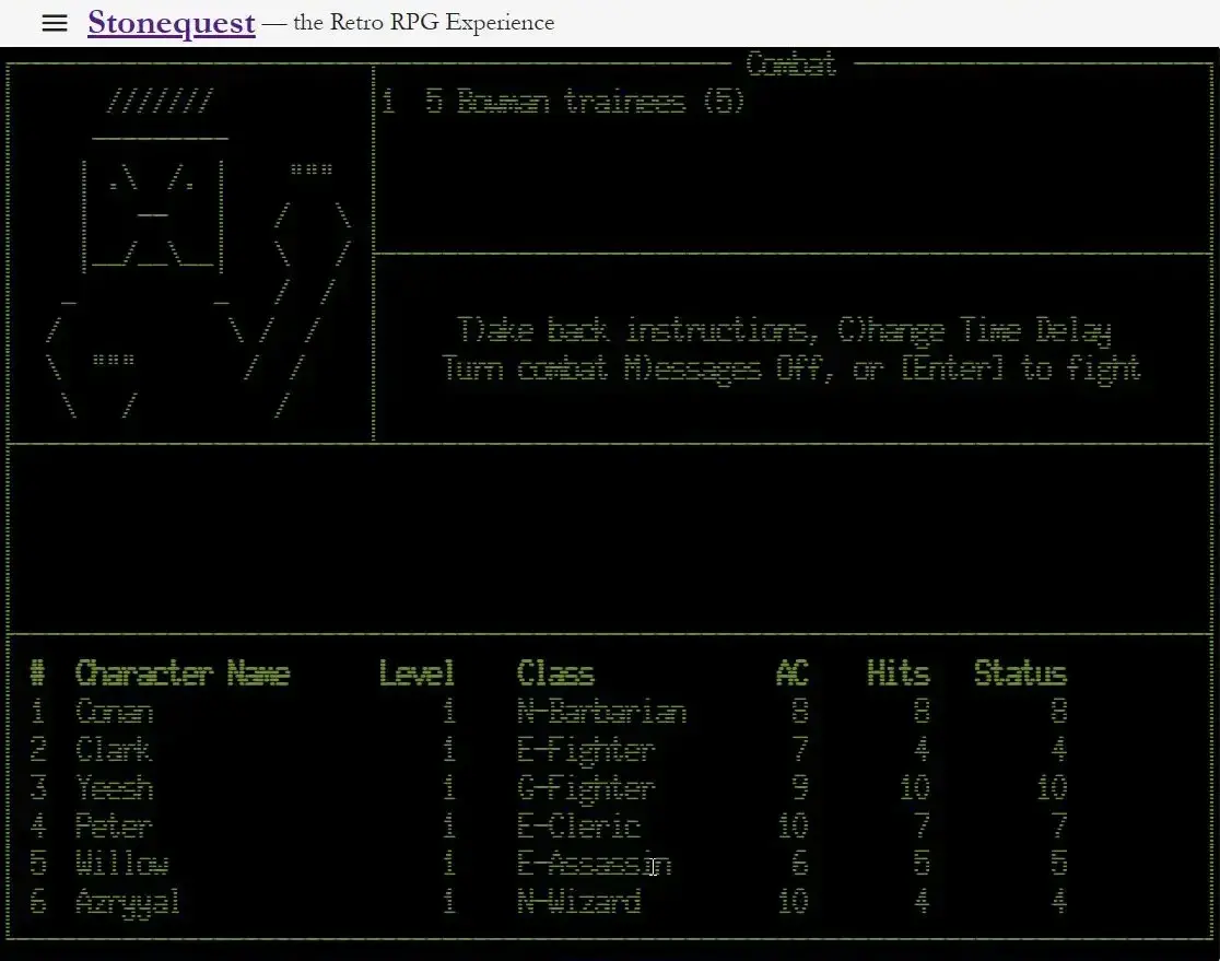 screenshot from game