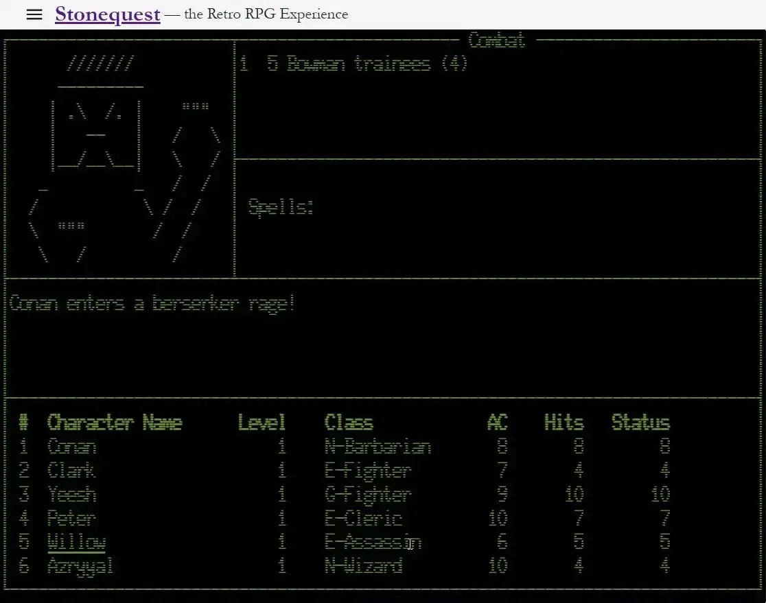 screenshot from game