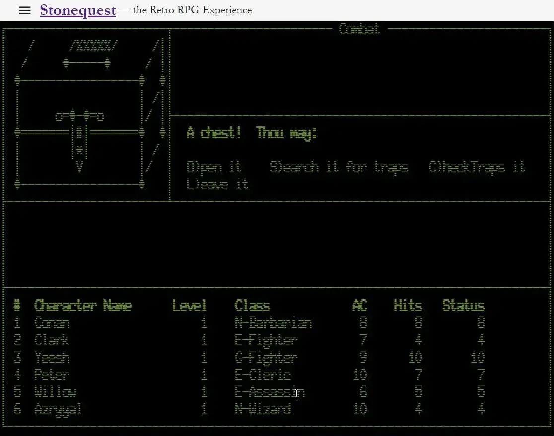screenshot from game