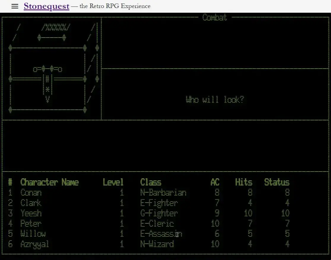 screenshot from game