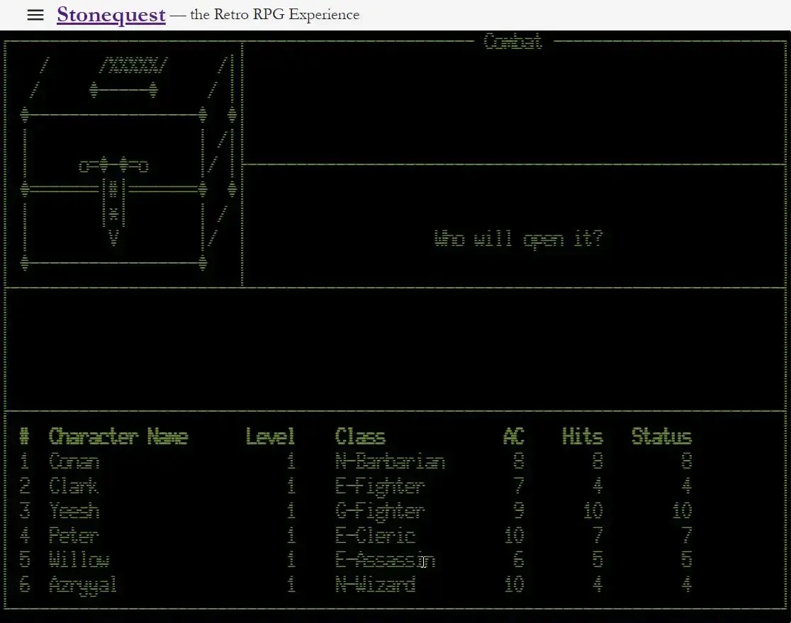 screenshot from game