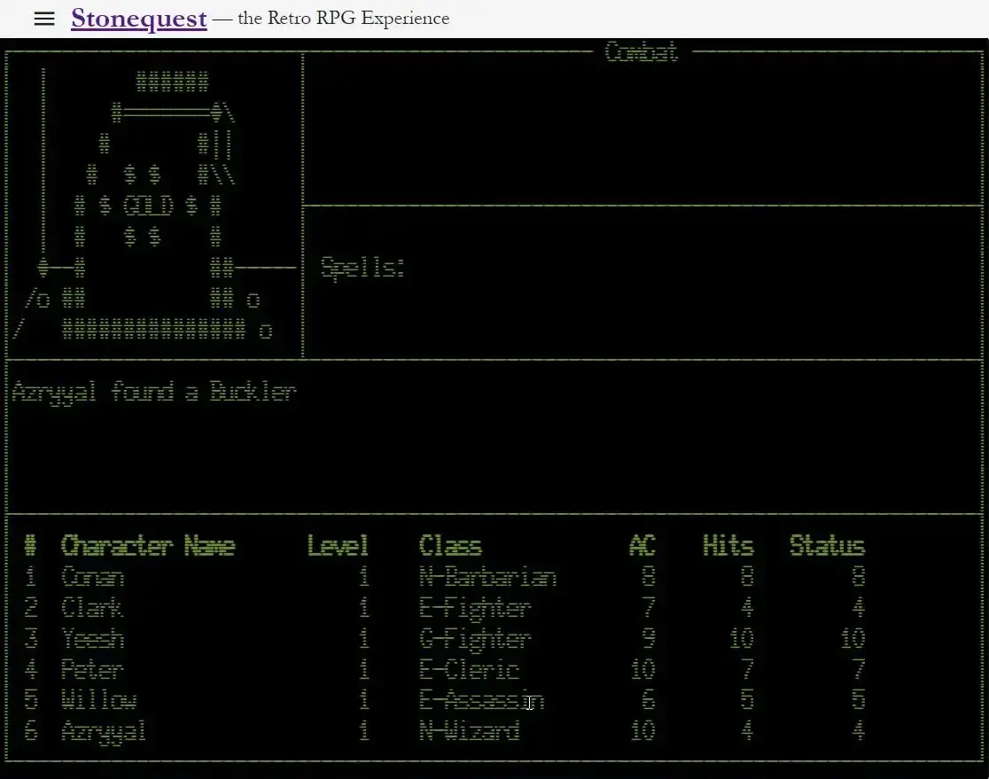 screenshot from game
