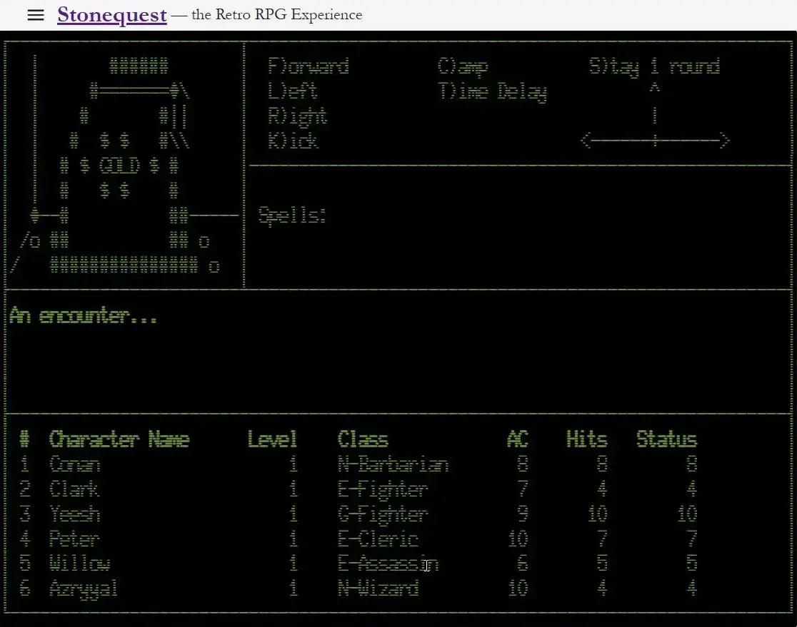 screenshot from game