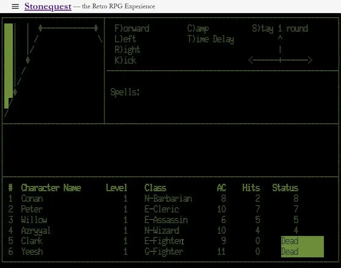 screenshot from game