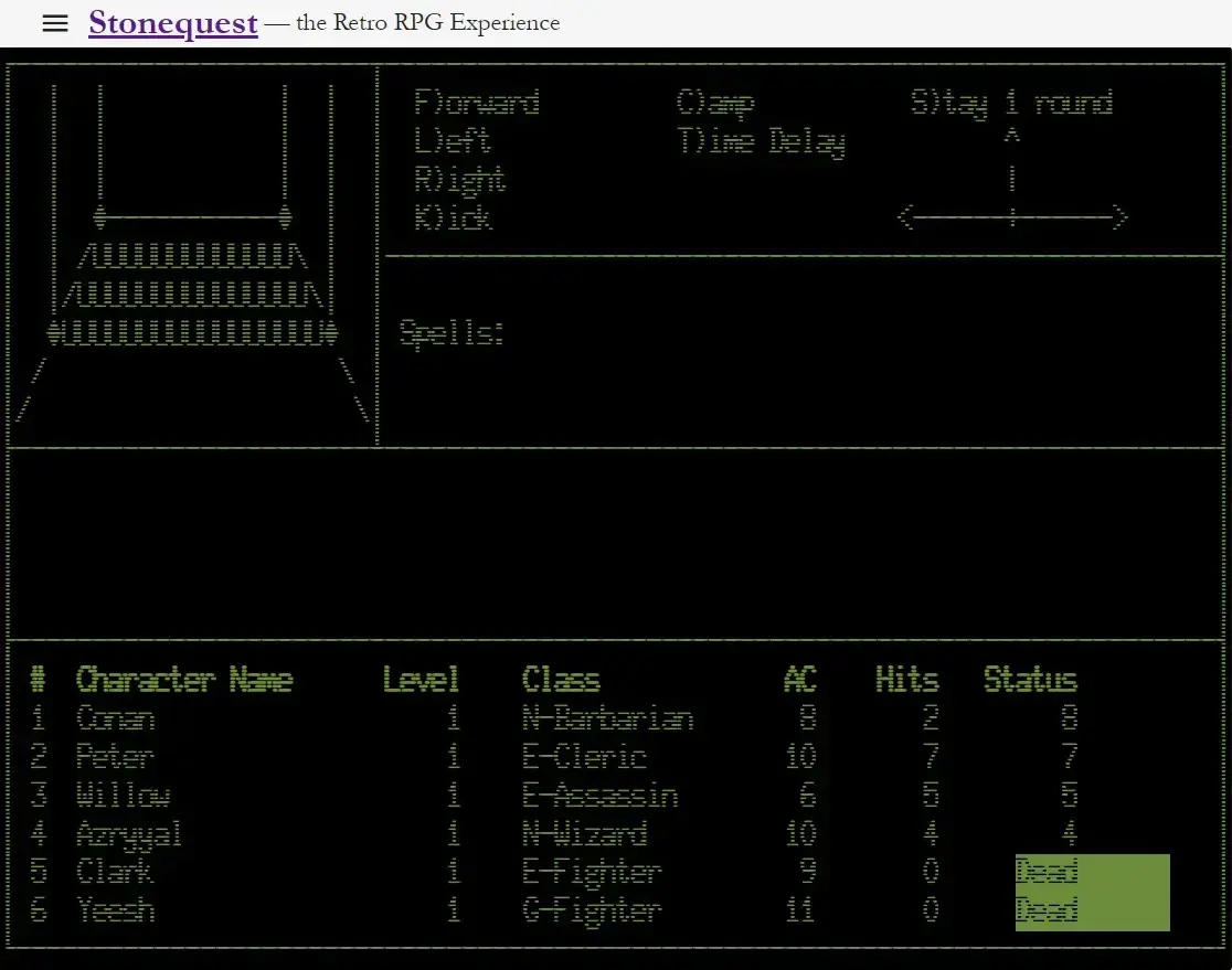 screenshot from game