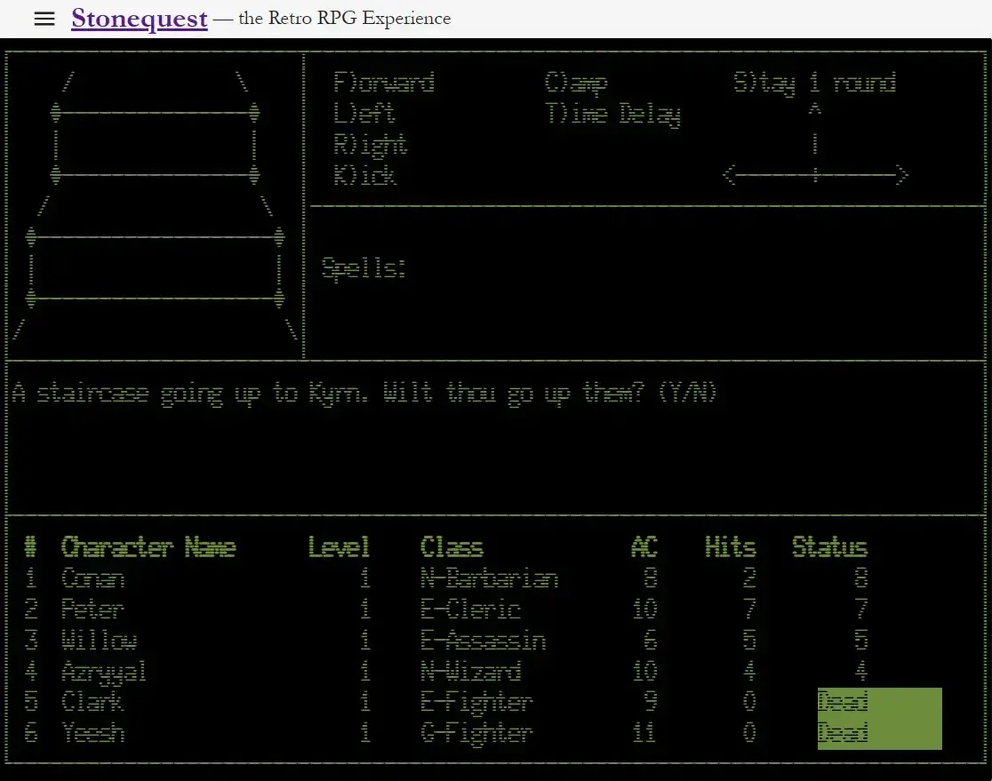 screenshot from game