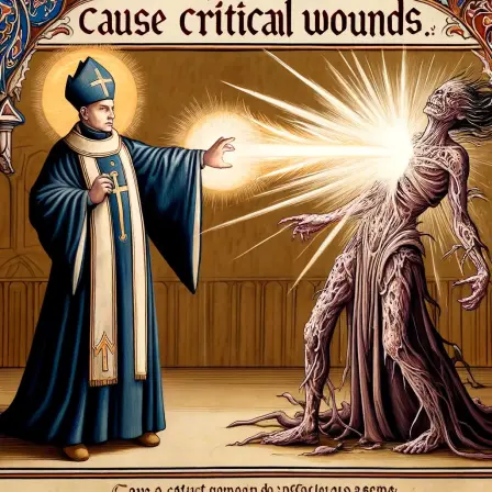 Cause Critical Wounds spell