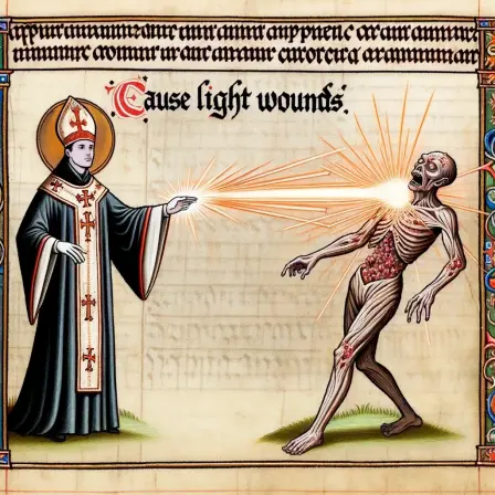 Cause Light Wounds spell